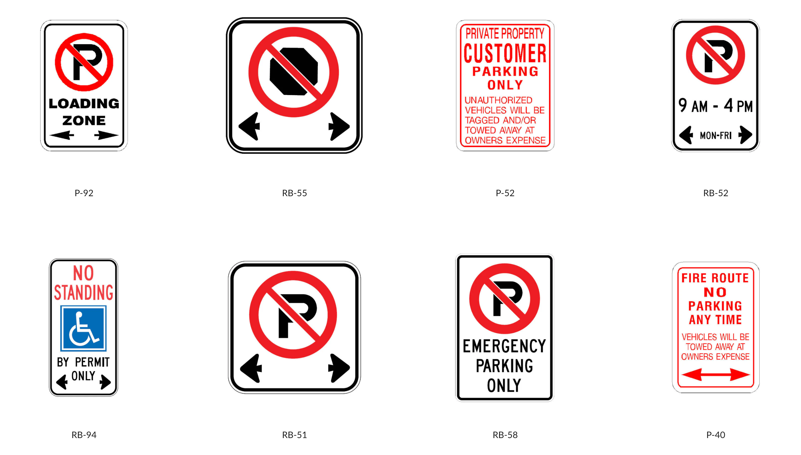Parking Sign Requirements for Businesses & Public Lots in Ontario