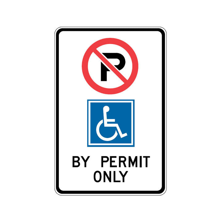 その他 USA Used No Parking Sign RC-6