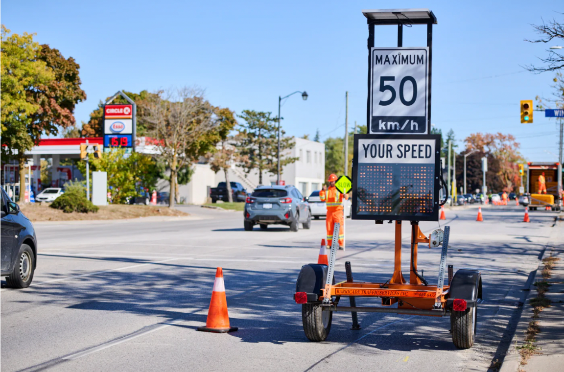 Can a Radar Speed Signs Sign Make You Slow Down?