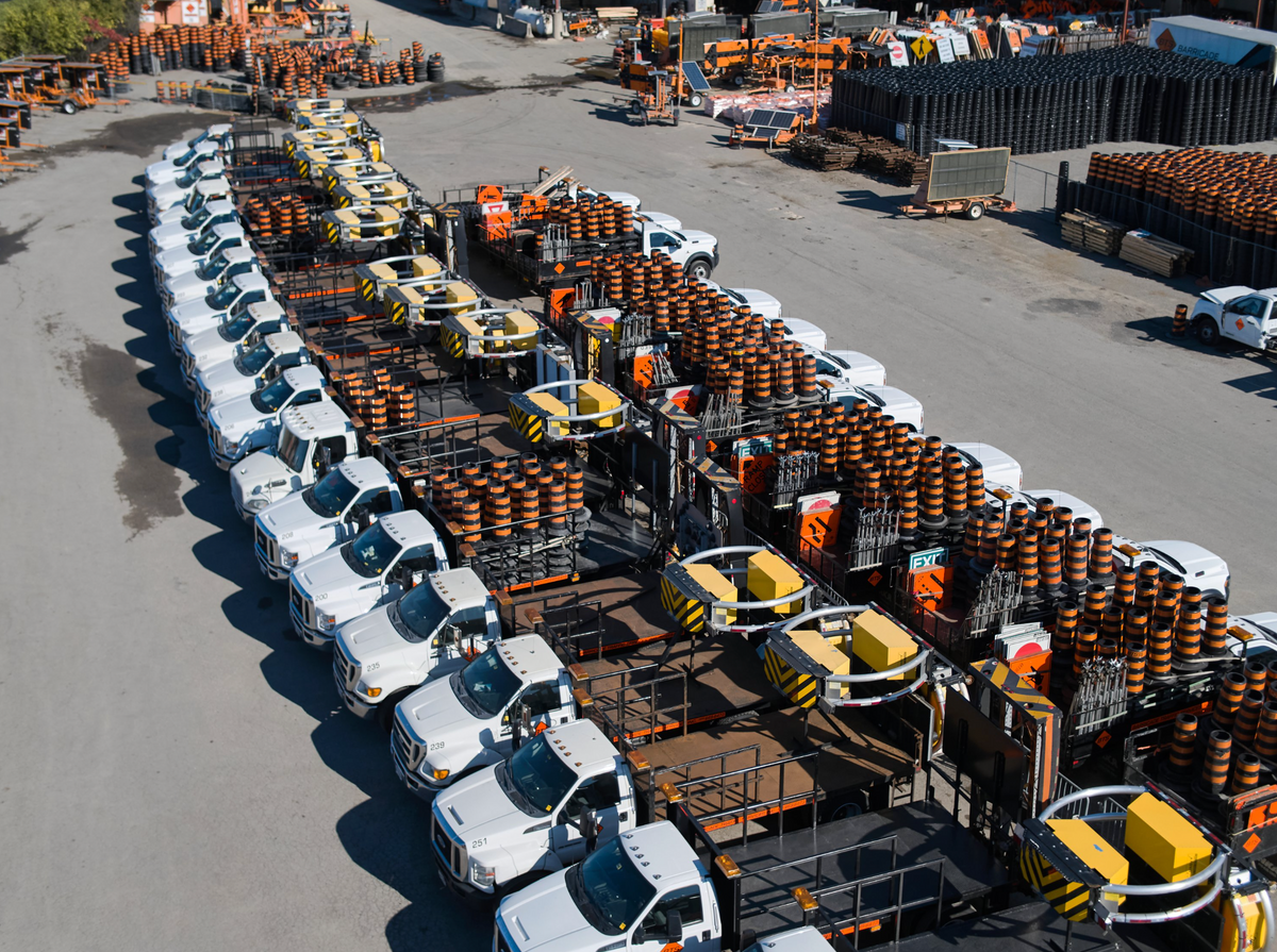 TC54 Traffic Barrels: Reliable Traffic Control for Safer Work Zones