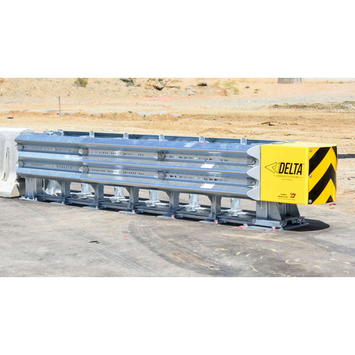 Ramp Rash Delta Delta TL-2+ Crash Cushion
