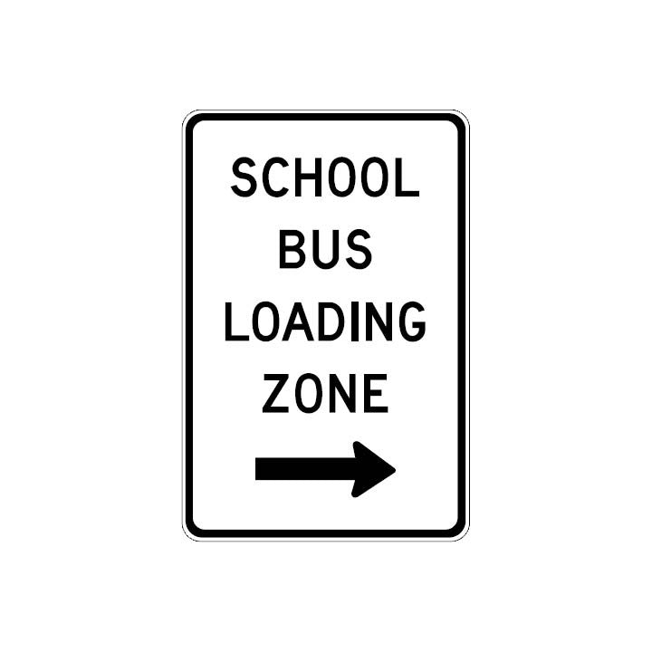 Bus Loading Zone Raleigh RB-89 - Barricade Traffic Services