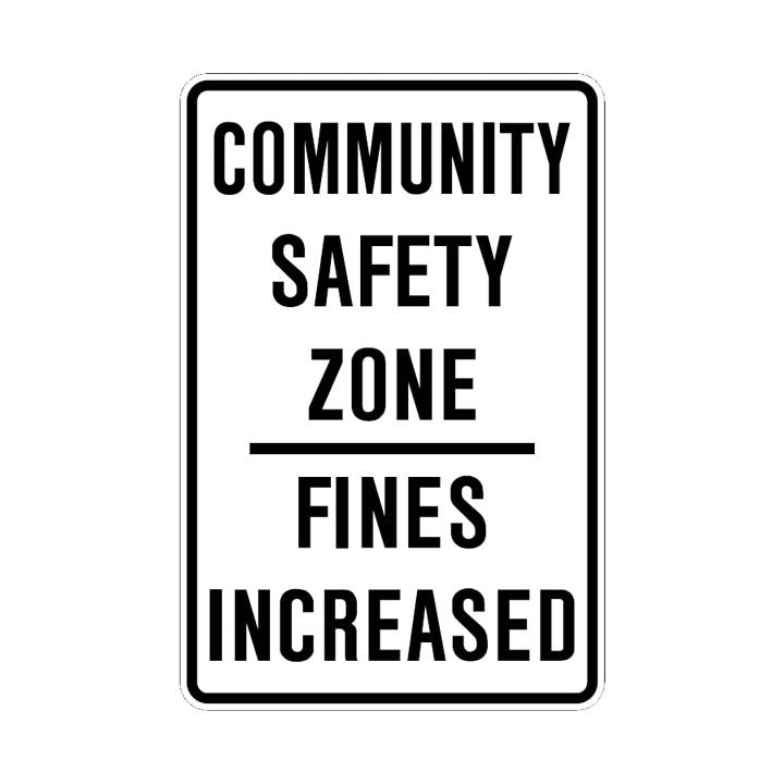 Safety Zone Signs